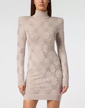 Трикотажное Платье Philipp Plein