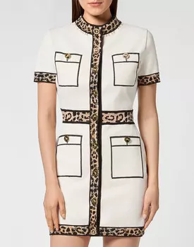 Трикотажное Платье Philipp Plein