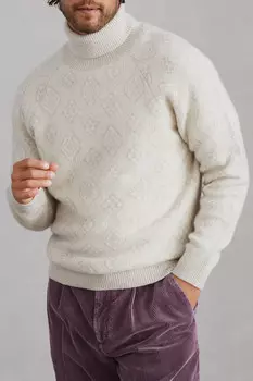 Водолазка Brunello Cucinelli Модель Geometric Jacquard