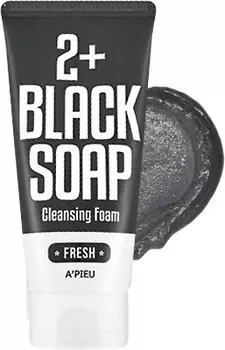 APieu Black Soap Cleansing Foam Fresh