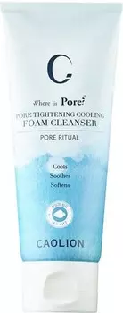 Caolion Pore Tightening Cooling Foam Cleanser