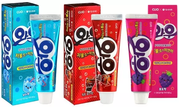 Clio Wow toothpaste