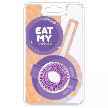 Eat My Bobbles Grape Pop Scrunchy