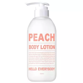 Hello Everybody Peach Body Lotion