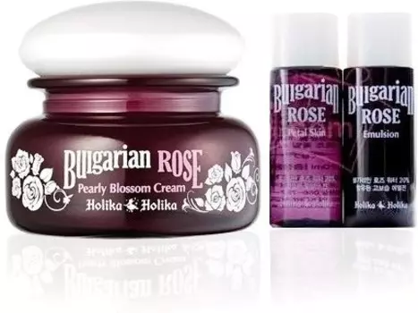 Holika Holika Bulgarian rose pearly blossom cream special set