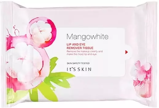 Its Skin Mango White Lip And Eye Remover Tissue