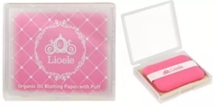 Lioele Organic Oil Blotting Paper with Puff