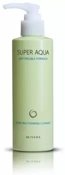 Missha Super Aqua Antitrouble Formula Clearing Foam