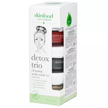 Skinfood New Zeland Detox Trio Cleansing Multi Mask Set