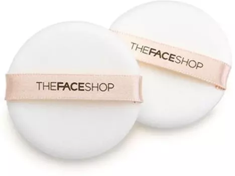 The Face Shop Daily Beauty Tools Round Flocked Puff