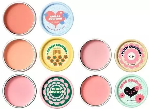 The Face Shop Lovely Meex Pastel Cushion Blusher