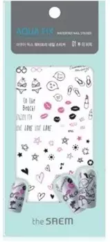 The Saem Aqua Fix Water Free Nail Sticker