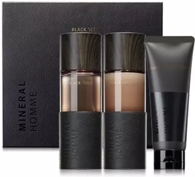 The Saem Mineral Homme Black Set