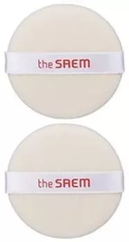 The Saem Round Mini Flocking Puff
