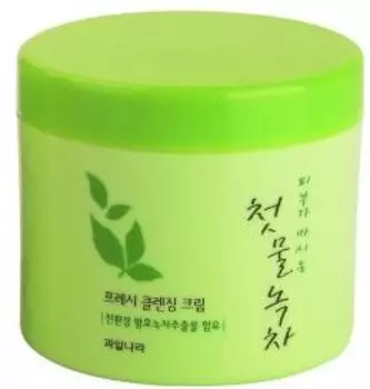Welcos Green Tea Fresh Cleansing Cream