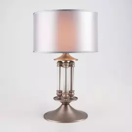 01045/1 сатин-никель Настольная лампа Eurosvet Adagio