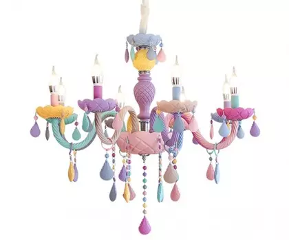 074175-8 Подвесная люстра в детскую комнату Kink Light Астрид 17613