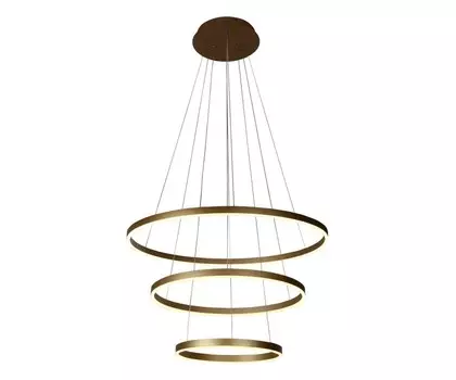 08223,33(3000K) Подвесная светодиодная диммируемая люстра с пультом Kink Light Тор