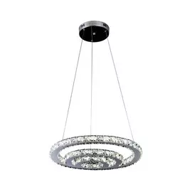 08550(3000-6000K) Подвесная светодиодная люстра с пультом Kink Light Тор-Кристалл