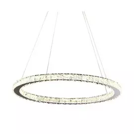 08610-3(3000-6000K) Подвесная светодиодная люстра с пультом Kink Light Тор-Кристалл