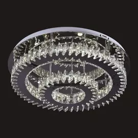 08641(3000-6000K) Потолочная светодиодная люстра с пультом Kink Light Тор-Кристалл