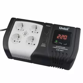 09622 Стабилизатор напряжения 1000ВА Uniel Expert U-ARS-1000/1