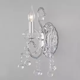 Бра с хрусталем Collana Eurosvet a042332 (10096/1 хром/прозрачный хрусталь Strotskis)