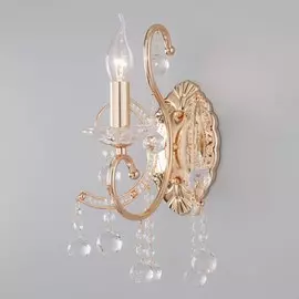 Бра с хрусталем Collana Eurosvet a042335 (10096/1 золото/прозрачный хрусталь Strotskis)