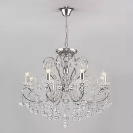 Подвесная люстра Collana Eurosvet Collana a042334 (10096/8 хром/прозрачный хрусталь Strotskis)