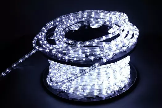100м. Комплект дюралайт ленты холодного цвета, 2,3W, 220V, 36LED/m, IP65 Sneha 11-2W-100M-220V-LED-U WT 1397807