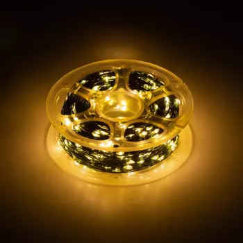 100м. Новогодняя гирлянда нить теплый свет Эра ENIN-1000G 1000LED IP44 220В (Б0060427)