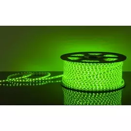 100м. Светодиодная лента зеленого цвета 3528, 4,4W, 220V, 60LED/m, IP65 Elektrostandard (a033705)