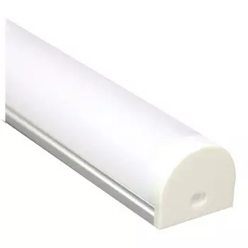 Профиль алюминиевый круглый широкий, серебро, CAB283 Feron 10302