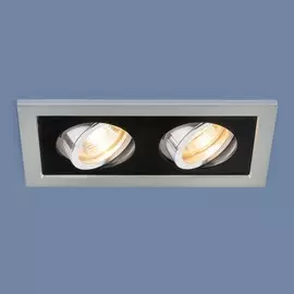 1031/2 MR16 SL/BK серебро/черный Встраиваемый точечный светильник Elektrostandard 4690389095436 (a036411)