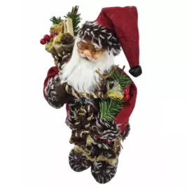 1060692 Дед Мороз по елку SaintNik (9123-1) 0,3м
