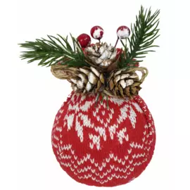 1060719 Ёлочная игрушка Jewel Night BC-515 8 см, 3 штуки