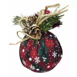 1060729 Ёлочная игрушка Jewel Night BC-506 8 см, 3 штуки