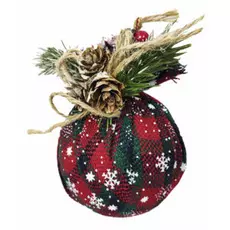 1060730 Ёлочная игрушка Jewel Night BC-508 8 см, 3 штуки