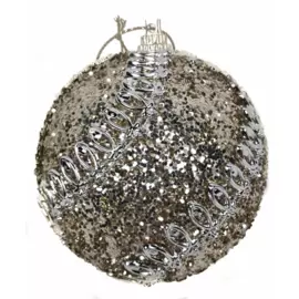 1060738 Ёлочная игрушка Jewel Night BC-577 8 см, 3 штуки