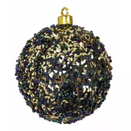 1060746 Ёлочная игрушка Jewel Night BC-585 8 см, 3 штуки