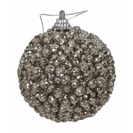 1060748 Ёлочная игрушка Jewel Night BC-591 8 см, 3 штуки