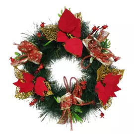 1060775 Венок новогодний декоративный Jewel Night (9208-1) 0,4x0,4 м