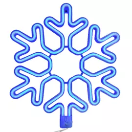 1060780 Светодиодная фигура снежинка Luxor уличная (6059-16) 0,4х0,4 м