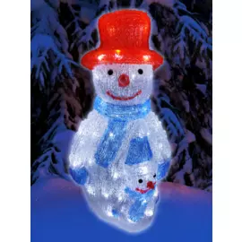 1060783 Светодиодная фигура снеговик Luxor уличная (9234-11) 0,42 м