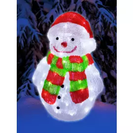 1060784 Светодиодная фигура снеговик Luxor уличная (9234-12) 0,47 м