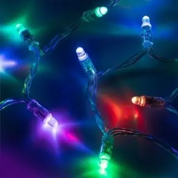 10м. Уличная гирлянда нить RGB Ardecoled 230V ARD-String-Classic-10000-Clear-95Led-Live RGBW-DMX (31741)