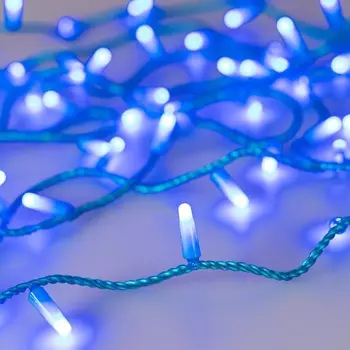 10м. Уличная гирлянда нить синий свет Ardecoled 230V ARD-String-Classic-10000-Blue-100Led-Milk-Flash Blue (31199)