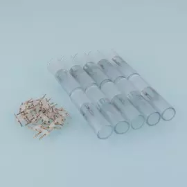 10шт. Переходник для неоновой ленты 2835, ,220V LS003 Переходник для неона LS003 220V 2835 круглый 16мм (10pkt) (PSL-11) (a043631 )