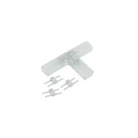 10шт. Переходник для светодиодной ленты Т образный 3528, 2835 220V Elektrostandard (a035328)