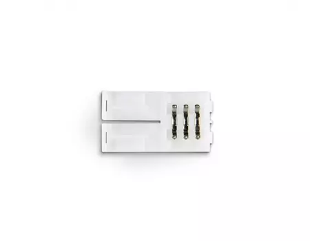 10шт. Соединитель прямой для светодиодной ленты 5050 12/24V (3 конт.) Ambrella light ILLUMINATION LED GS6151